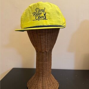 Yellow Doral Ryder Open Cap